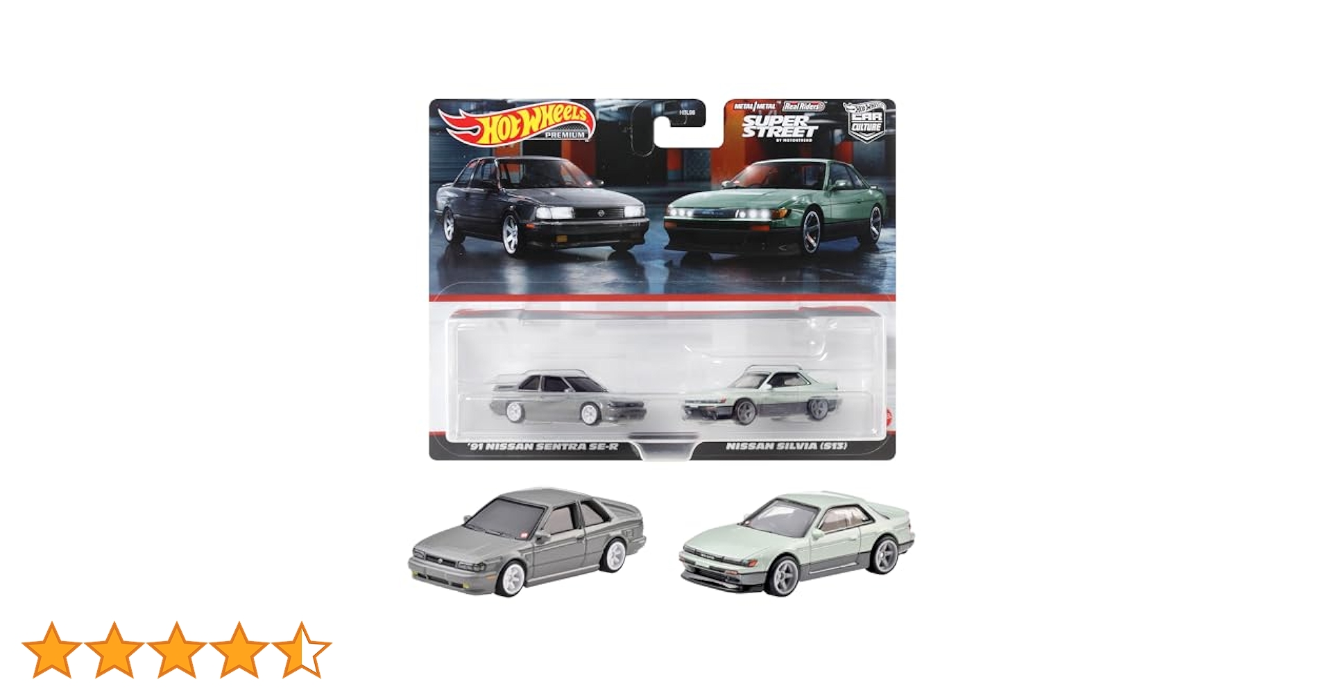 8個セット！ホットウィール 2パック スーパーストリート セントラ シルビア Hot Wheels 2024 Target Exclusive 2 Pack Super Street by